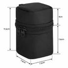 For Anker Cube 3 in 1 Wireless Charging Portable Buckle Storage Bag(Black) - 3