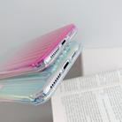 For iPhone 11 Electroplating Gradient Suitcase Stripe TPU Protective Case(Pink) - 3