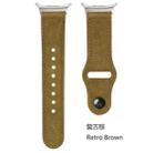 For Samsung Galaxy Watch Ultra 47mm Rivet Reverse Buckle Leather Watch Band(Retro Brown) - 1