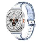 For Samsung Galaxy Watch Ultra 47mm Glitter TPU Watch Band(Blue) - 1