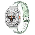 For Samsung Galaxy Watch Ultra 47mm Glitter TPU Watch Band(Green) - 1