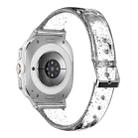 For Samsung Galaxy Watch Ultra 47mm Glitter TPU Watch Band(Transparent) - 2