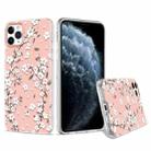 For iPhone 11 Pro 3D Cherry Blossom Painted TPU Protective Case(Pink) - 1