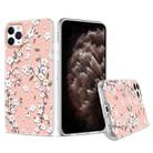 For iPhone 11 Pro Max 3D Cherry Blossom Painted TPU Protective Case(Pink) - 1