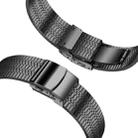 For Samsung Galaxy Watch Ultra 47mm Turtle Buckle Five Beads Stainless Steel Watch Band(Black) - 3
