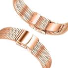 For Samsung Galaxy Watch Ultra 47mm Turtle Buckle Five Beads Stainless Steel Watch Band(Rose Gold) - 3