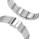 For Samsung Galaxy Watch Ultra 47mm Turtle Buckle Five Beads Stainless Steel Watch Band(Silver) - 3