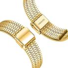 For Samsung Galaxy Watch Ultra 47mm Seven Beads Buckle Stainless Steel Watch Band(Gold) - 3