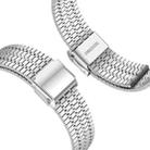 For Samsung Galaxy Watch Ultra 47mm Seven Beads Buckle Stainless Steel Watch Band(Silver) - 3
