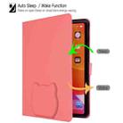 For iPad Air 13 2025 / 2024 Cat Skin-feel Litchi Leather Smart Tablet Case(Watermelon Red) - 2