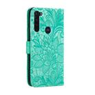 For Motorola Moto G Stylus Lace Flower Horizontal Flip Leather Case with Holder & Card Slots & Wallet & Photo Frame(Green) - 3