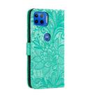 For Motorola Moto G5 Plus 5G Lace Flower Horizontal Flip Leather Case with Holder & Card Slots & Wallet & Photo Frame(Green) - 3