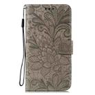 For Huawei Enjoy 20 Lace Flower Horizontal Flip Leather Case with Holder & Card Slots & Wallet & Photo Frame(Grey) - 2