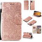 For Huawei Enjoy 20 Lace Flower Horizontal Flip Leather Case with Holder & Card Slots & Wallet & Photo Frame(Rose Gold) - 1