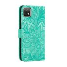 For Huawei Enjoy 20 Lace Flower Horizontal Flip Leather Case with Holder & Card Slots & Wallet & Photo Frame(Green) - 2