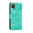 For Huawei Enjoy 20 Lace Flower Horizontal Flip Leather Case with Holder & Card Slots & Wallet & Photo Frame(Green) - 2