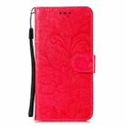 For Huawei Honor 9X Lite Lace Flower Horizontal Flip Leather Case with Holder & Card Slots & Wallet & Photo Frame(Red) - 2