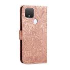 For Google Pixel 5 Lace Flower Horizontal Flip Leather Case with Holder & Card Slots & Wallet & Photo Frame(Rose Gold) - 3