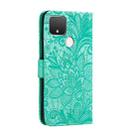 For Google Pixel 5 XL Lace Flower Horizontal Flip Leather Case with Holder & Card Slots & Wallet & Photo Frame(Green) - 3