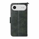 For iPhone 17 Air Multi-card Slots Crossbody Cowhide Leather Phone Case(Green) - 3