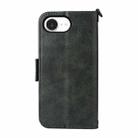 For iPhone 16e Multi-card Slots Crossbody Cowhide Leather Phone Case(Green) - 3