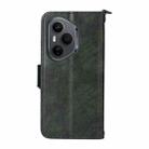 For Honor 400 Pro Global 160.8mm Multi-card Slots Crossbody Cowhide Leather Phone Case(Green) - 3