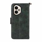 For Honor 400 Global 156.5mm Multi-card Slots Crossbody Cowhide Leather Phone Case(Green) - 3