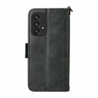 For Samsung Galaxy A53 5G Multi-card Slots Crossbody Cowhide Leather Phone Case(Green) - 3