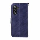 For Samsung Galaxy A16 5G / 4G / A26 5G Multi-card Slots Crossbody Cowhide Leather Phone Case(Blue) - 3