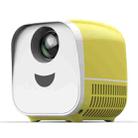 VIVIBRIGHT L1 Basic 480x240P 60ANSI LCD + LED Smart Projector, EU Plug(Yellow) - 1