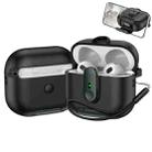 For AirPods 3 One-piece Holder Wireless Earphones Case with Lanyard(Black Army Green) - 1