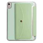 For iPad 2025 / 2022 Back Wallet Y-Fold Deformation Leather Smart Tablet Case(Green) - 3