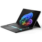 For MicroSoft Surface Pro 11 / 10 / 9 / 8 DUX DUCIS CK Pro Series Smart Magnetic Touch Bluetooth Keyboard(Dark Gray Spring Cyan) - 2