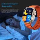 C69 Ultra 7 in 1 Set 2.09 inch TFT Screen BT Outdoor Sports Smart Watch(Glod Orange) - 3