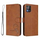For T-Mobile Revvl 6 Pro / Revvl 6x Pro 5G Litter Panda Embossing RFID Leather Phone Case with Lanyard(Brown) - 2