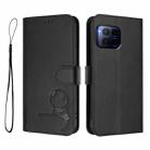 For T-Mobile Revvl 7 Pro / T Phone 2 Pro 5G Litter Panda Embossing RFID Leather Phone Case with Lanyard(Black) - 2