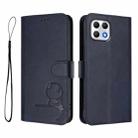 For T-Mobile Revvl 7 / T Phone 2 5G Litter Panda Embossing RFID Leather Phone Case with Lanyard(Blue) - 2