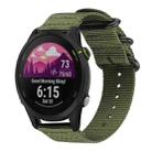 18mm xDfind Ring Buckle Nylon Canvas Watch Band(Army Green) - 1