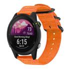 18mm xDfind Ring Buckle Nylon Canvas Watch Band(Orange) - 1