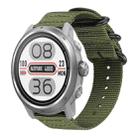 20mm xDfind Ring Buckle Nylon Canvas Watch Band(Army Green) - 1