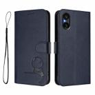 For Sony Xperia 5 V Litter Panda Embossing RFID Leather Phone Case with Lanyard(Blue) - 2