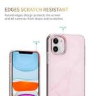 For iPhone 11 Pro Max Marble Pattern Electroplating Phnom Penh TPU Phone Protective Case(Pink) - 3