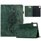 For Lenovo Xiaoxin Pad 11 2025 Mandala Embossed Smart Leather Tablet Case(Green) - 1