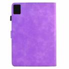 For Lenovo Xiaoxin Pad 11 2025 Mandala Embossed Smart Leather Tablet Case(Light Purple) - 3