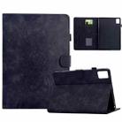 For Lenovo Xiaoxin Pad 11 2025 Mandala Embossed Smart Leather Tablet Case(Black) - 1