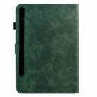 For Samsung Galaxy Tab S10 FE+ Mandala Embossed Smart Leather Tablet Case(Green) - 3
