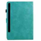 For Samsung Galaxy Tab S10 FE+ Mandala Embossed Smart Leather Tablet Case(Light Blue) - 3
