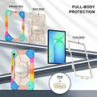 For Samsung Galaxy Tab S10 FE / S9 Contrast Color Robot Silicone Hybrid PC Tablet Case(Colorful Blue) - 3