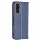 For Samsung Galaxy S25 FE 5G Lambskin Texture Pure Color Flip Leather Phone Case(Blue) - 3