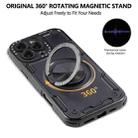 For iPhone 11 Three-core Mecha 360 Degree Rotation Magnetic Holder Phone Case(Black) - 2